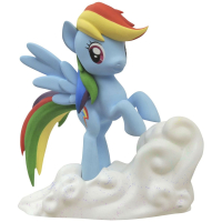 Authentic my little pony Rainbow dash money bank +/- 17cm